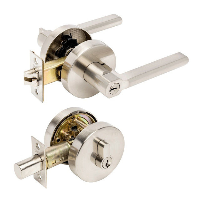 Alto Lever Combination Set Brushed Nickel 9135.BN Zanda | Decorus Hardware