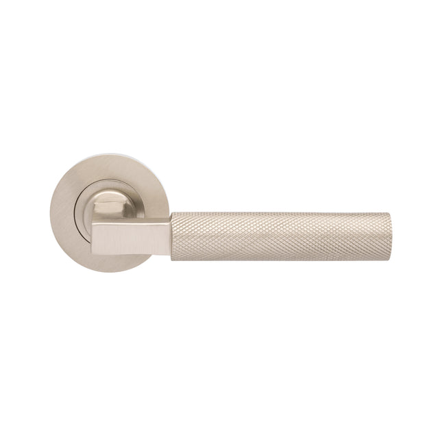 Zurich Door Lever Set Only Brushed Nickel 9345BN Zanda | Decorus Hardware