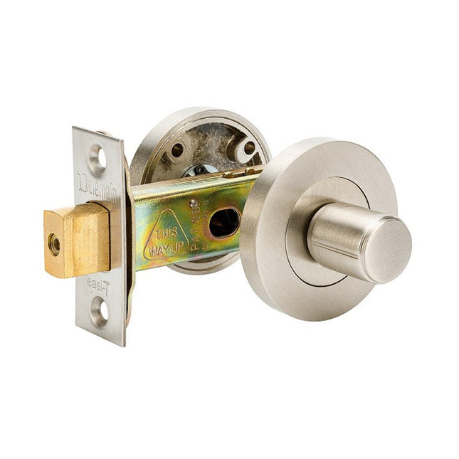 Zurich Privacy Turn & Release with 1173 Bolt Brushed Nickel 9348.1173.BN Zanda | Decorus Hardware