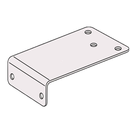 Zanda Architectural Door Hardware | AB1SNP TS9000 Architrave Bracket Satin Nickel