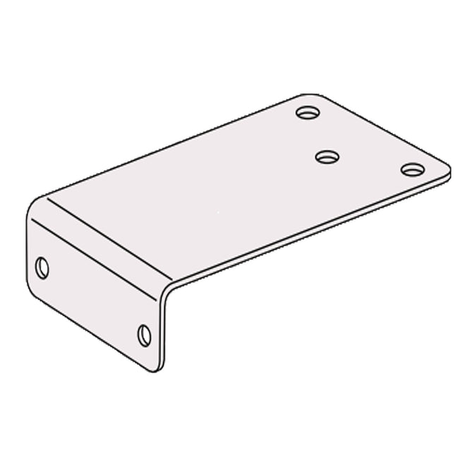 Zanda Architectural Door Hardware | AB1SNP TS9000 Architrave Bracket Satin Nickel