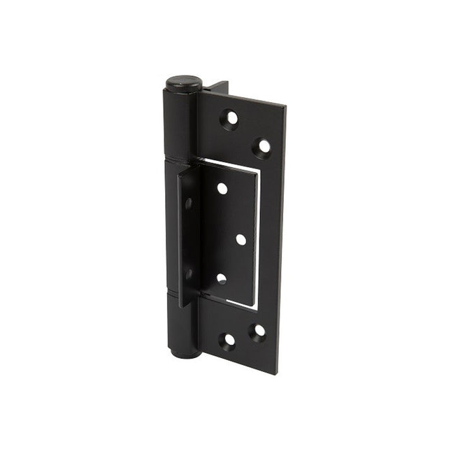 Aluminum Interfold Hinge 130mm Matt Black HAL.4013.BLK Zanda | Decorus Hardware
