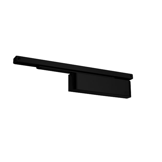 TS.11205.SR.2.BLK | Cam Action Door Closer Matt Black | Zanda Architectural