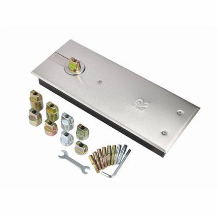 Zanda Door Closer | Commercial Door Control Hardware |  TS7004 Hold Open Floor Spring Body Only Stainless Steel