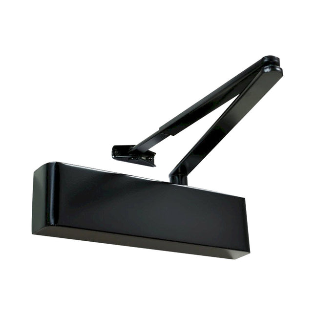 Door Closer Combined Unit Flat Bar Armset Matt Black TS.9205.SRFB.BL Zanda | Decorus Hardware