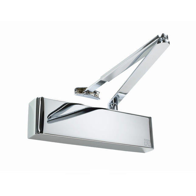 Door Closer Combined Unit Flat Bar Armset Polished Nickel TS.9205.SRFB.PNP Zanda | Decorus Hardware