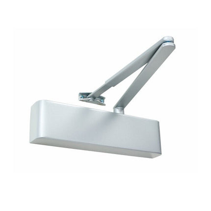 TS.9205.SRFB.SE | Door Closer Combined Unit Flat Bar Armset Silver | Zanda Architectural