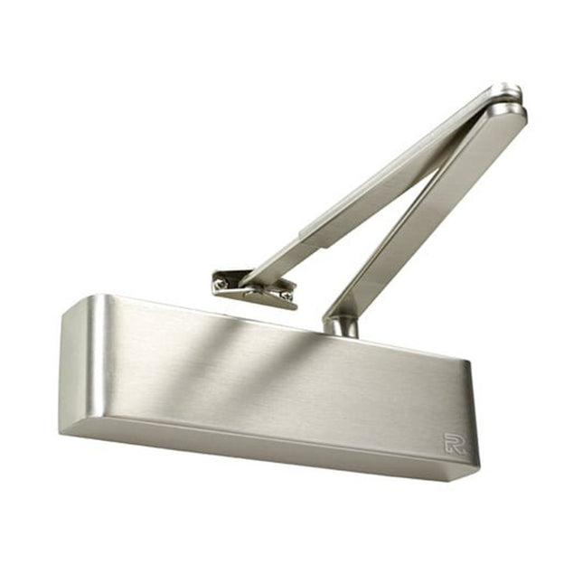 Door Closer Combined Unit Flat Bar Armset Satin Nickel TS.9205.SRFB.SNP Zanda | Decorus Hardware