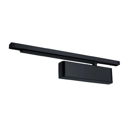 TS.9205.SRSA.BL | Door Closer Combined Unit Slide Armset Matt Black | Zanda Architectural