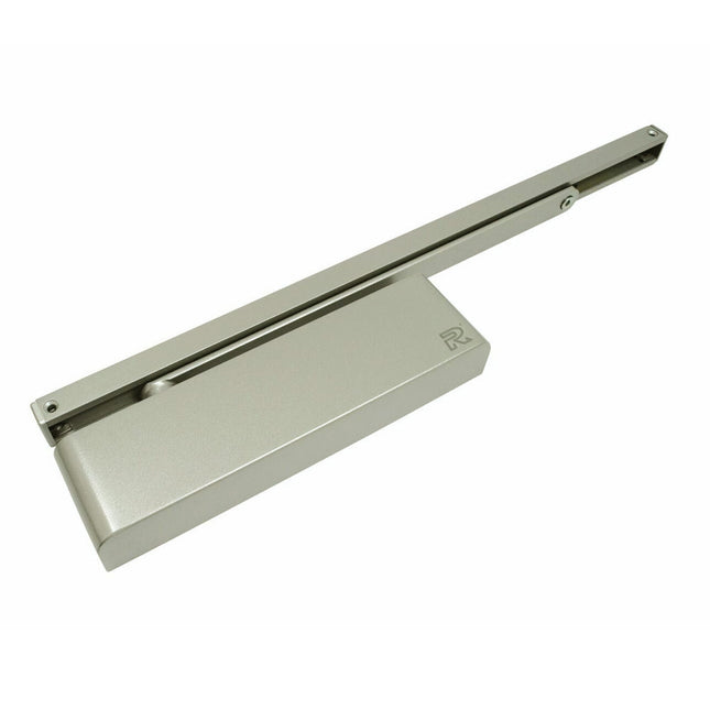TS.9205.SRSA.SNP | Door Closer Combined Unit Slide Armset Satin Nickel | Zanda Architectural