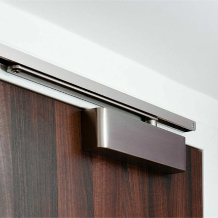 TS.9205.SRSA.WHT | Door Closer Combined Unit Slide Armset Matt White | Zanda Architectural